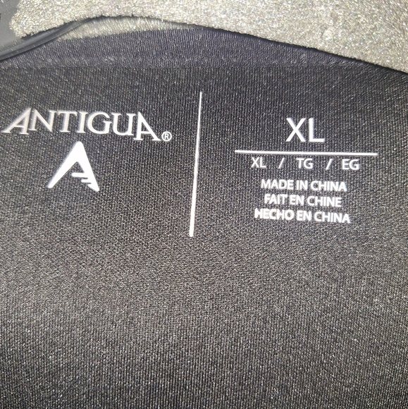 An Antigua San Francisco 49er's Men's Black Neoprene Jacket In A Size XL. NWOT - Picture 4 of 8